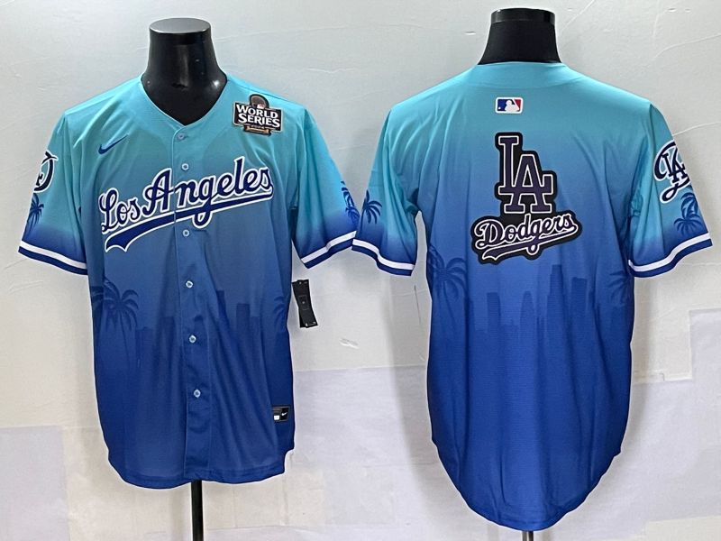 Men 2025 Los Angeles Dodgers Blank Blue Game Nike MLB Jersey style 62617->los angeles dodgers->MLB Jersey